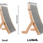 3 in 1 Wooden Cat Scratcher/Lounge Bed/Scratching Post