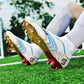 Ultralight Youth Soccer Cleats/Cristiano Ronaldo golden bottom Shoes