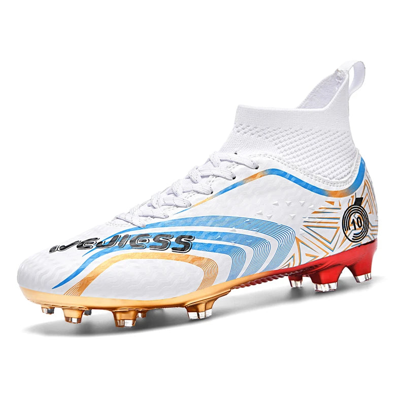 Ultralight Youth Soccer Cleats/Cristiano Ronaldo golden bottom Shoes