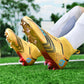 Ultralight Youth Soccer Cleats/Cristiano Ronaldo golden bottom Shoes