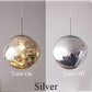 Modern Nordic Hanging Lava Glass Bubble Pendant ball Ceiling light fixture