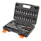 46pcs Car Repair Tool Kit Socket Set (Ratchet/Spanner/Wrench/Screwdriver)