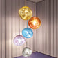 Modern Nordic Hanging Lava Glass Bubble Pendant ball Ceiling light fixture