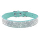 Bling Crystal Soft Suede Leather Adjustable Dog/Cat Collar