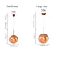 Modern Nordic Hanging Lava Glass Bubble Pendant ball Ceiling light fixture