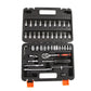 46pcs Car Repair Tool Kit Socket Set (Ratchet/Spanner/Wrench/Screwdriver)