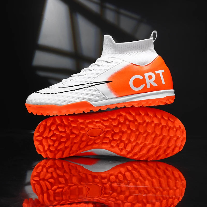 CRT New Soccer Shoes/Cleats Ronaldo Style Professional Unisex Youth/Adult Shoes