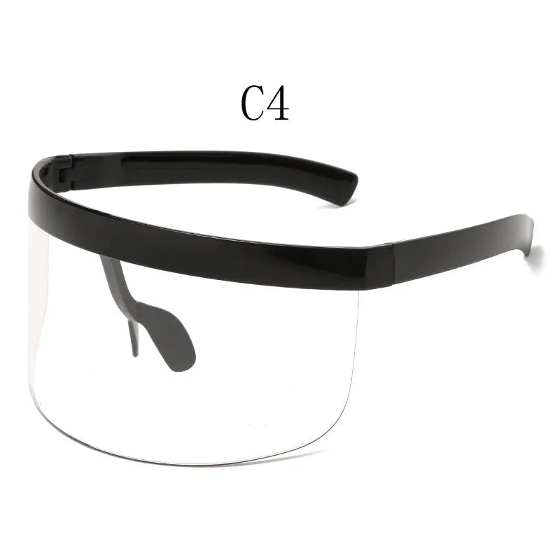 Shield Visor Sunglasses - Retro/Futuristic/Punk Eyewear Cosplay Sun Glasses