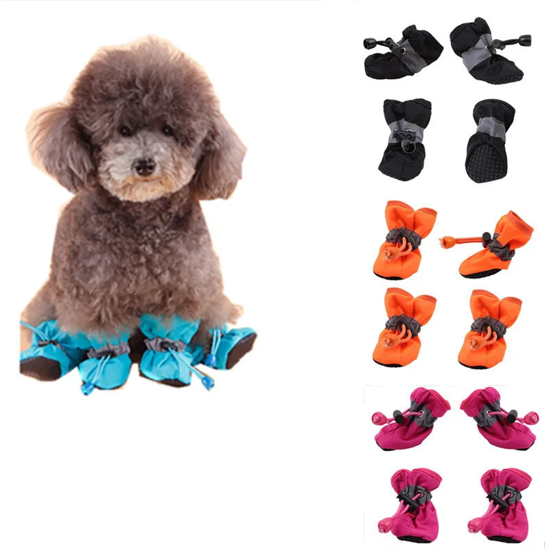 Waterproof Anti-Slip Dog Shoes/Rain Snow Warm for Cats/Small Dogs Socks