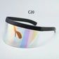 Shield Visor Sunglasses - Retro/Futuristic/Punk Eyewear Cosplay Sun Glasses