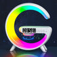 Multifunction IPhone/Samsung Wireless Charger/Phone Charging Station wt Clock