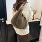 Versatile Plush Soft Shoulder Bags/Large Capacity Furry Handbags Tote