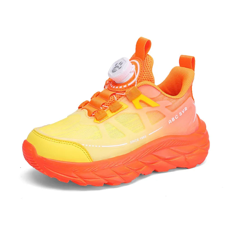 Kids/Youth/Children's Running Basketball Sneakers Sports Shoes with Quck Lace Swivel