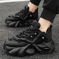 Luxury BTS style Men's Black Chunky Sneakers Platform Designer Shoes