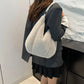 Versatile Plush Soft Shoulder Bags/Large Capacity Furry Handbags Tote