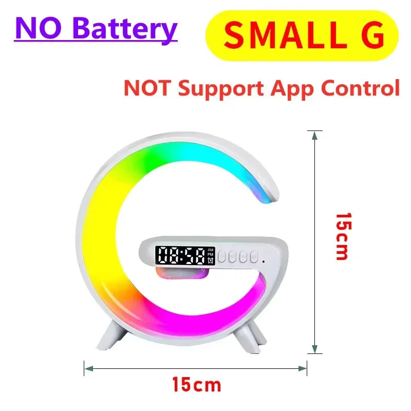 Multifunction IPhone/Samsung Wireless Charger/Phone Charging Station wt Clock