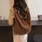 Oversized Corduroy Shoulder Bags For Women/Large Capacity Tote Bag