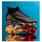 New Youth Soccer Cleats/Gold Mirror Bottom/CR7 Ronaldo Shoes TF/FG