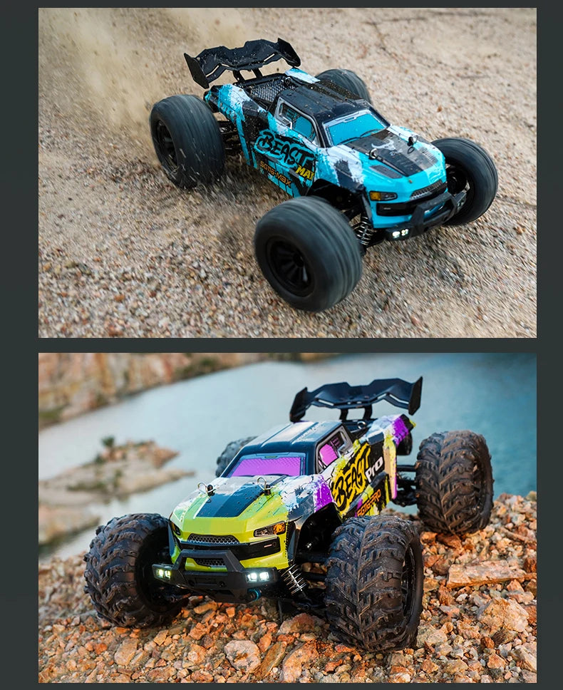 Christmas Gift Kids Beast 1:16 4WD Rc Car High Drift Speed Truck 40/80km/h