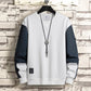 Renzo Spring New Fashon Men's Two Tone Sweatshirts/Dual Color Sweater