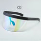 Shield Visor Sunglasses - Retro/Futuristic/Punk Eyewear Cosplay Sun Glasses