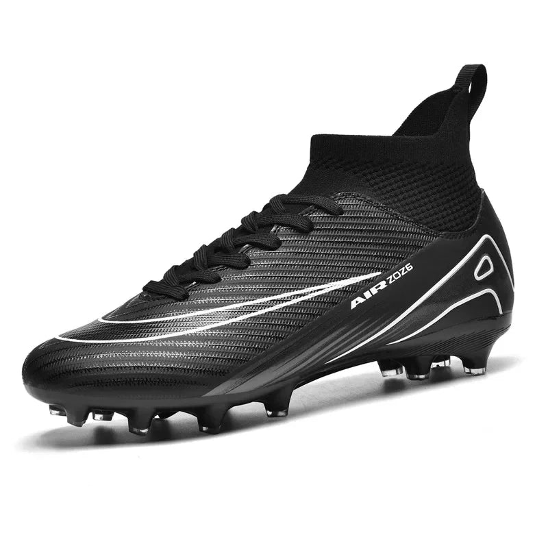 New Ronaldo Style CR Soccer Cleats/High Top TF/FG Shoes Adult/Youth