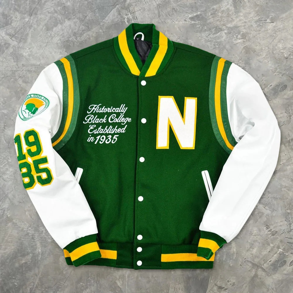 Baseball Winter Thick Jacket/Letter Men's Varsity Jacket Bomber