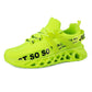 Just Renzo New Sport Tennis Shoes/ZigZag Running Mesh Sneakers