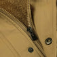 Winter Men's Plush Multiple Pockets Cargo Jacket/Hooded Trench Coat