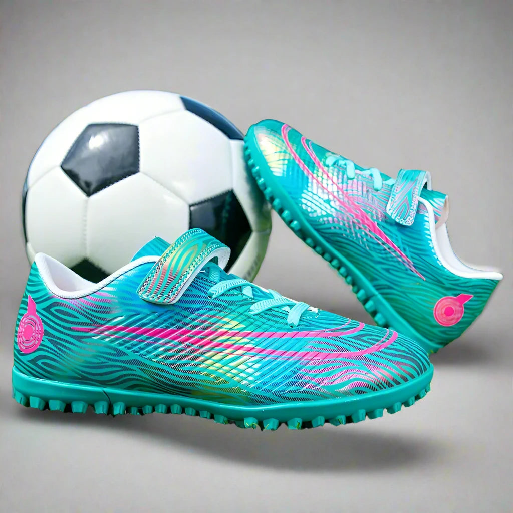 Ronaldo like Children Soccer/Football Shoes/Boys/Girls/ Training Cleats