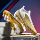 Lionel Messi Style Golden Soccer Cleats/Shoes TF/FG/High Ankle/Ultra-light