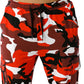 Men's Pure Cotton Camo Cargo Pants Joggers Trousers