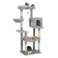Kitty Cat Multi-Level Tree House Climbing Condo Perch - The GoatFind Height 176cm/69 inches Grey / Asia, Height 176cm/69 inches Grey / United States, Height 176cm/69 inches Beige / Asia, Height 176cm/69 inches Beige / United States, Height 145cm/ 57 inches Grey / Asia, Height 145cm/ 57 inches Grey / United States, Height 145cm/ 57 inches Beige / Asia, Height 145cm/ 57 inches Beige / United States, Height 117cm/46 inches Grey / Asia, Height 117cm/46 inches Grey / United States